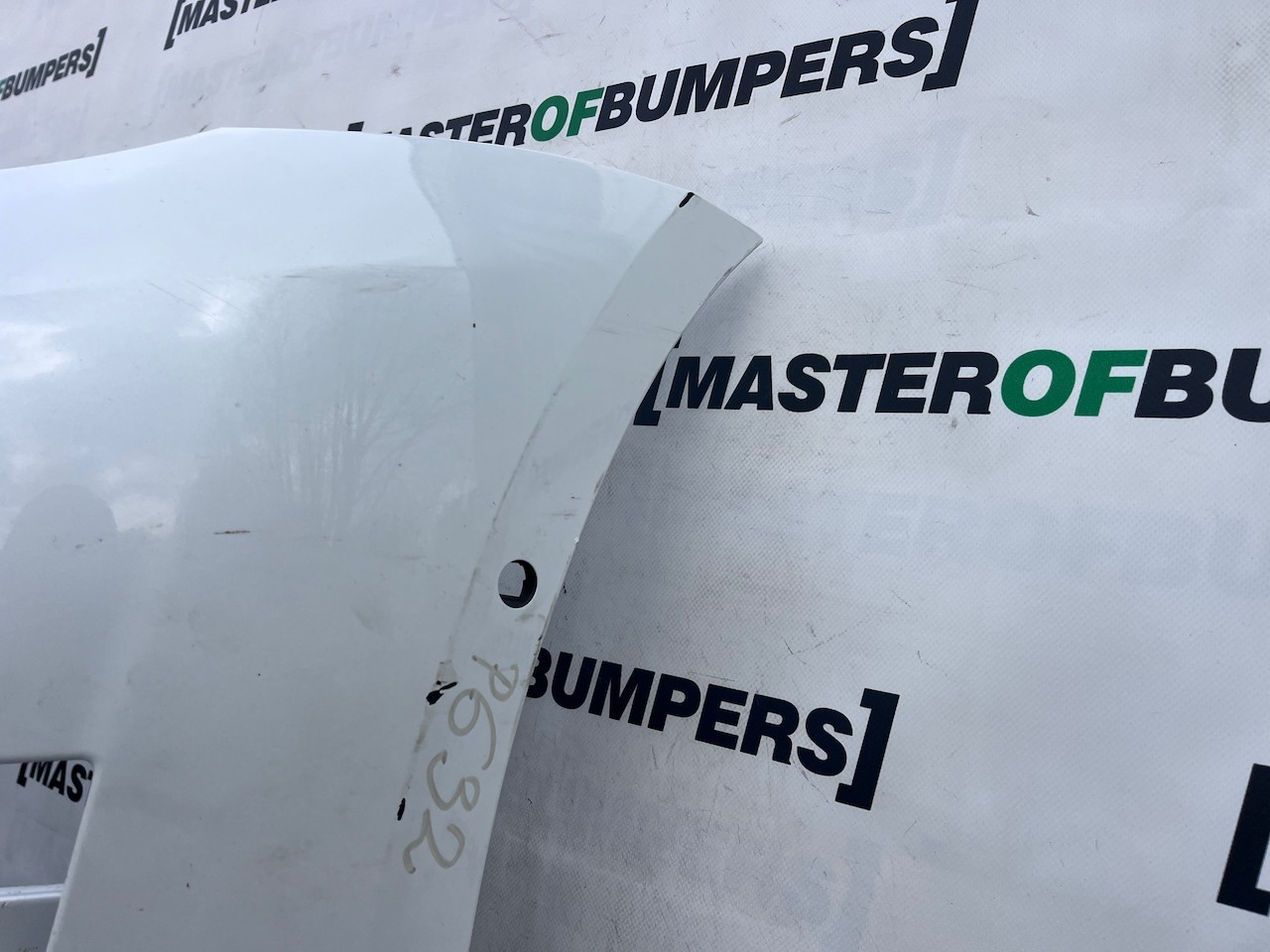 Tesla Model 3 Hatchback 2017-2023 Front Bumper White 6 Pdc Genuine [p632]