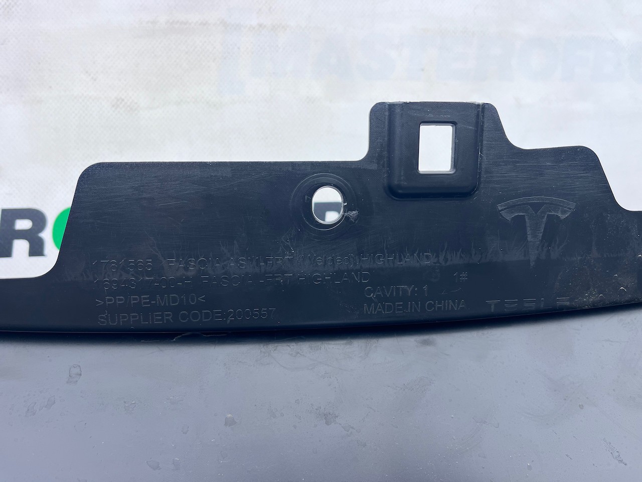 Tesla Model 3 Hatchback Lift 2024-2027 Front Bumper No Pdc Genuine [p686]