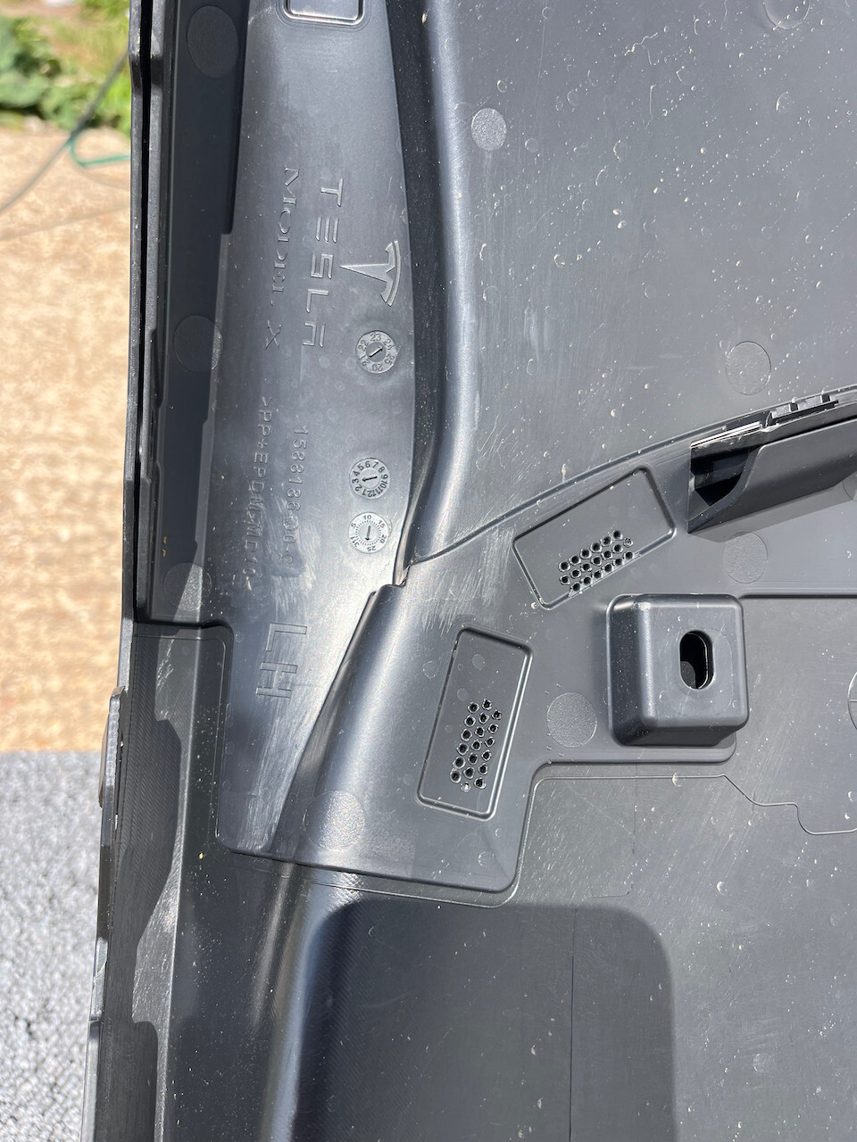 Tesla X Model X Plaid 2017-2023 Front Bumper Bare Genuine [p468]