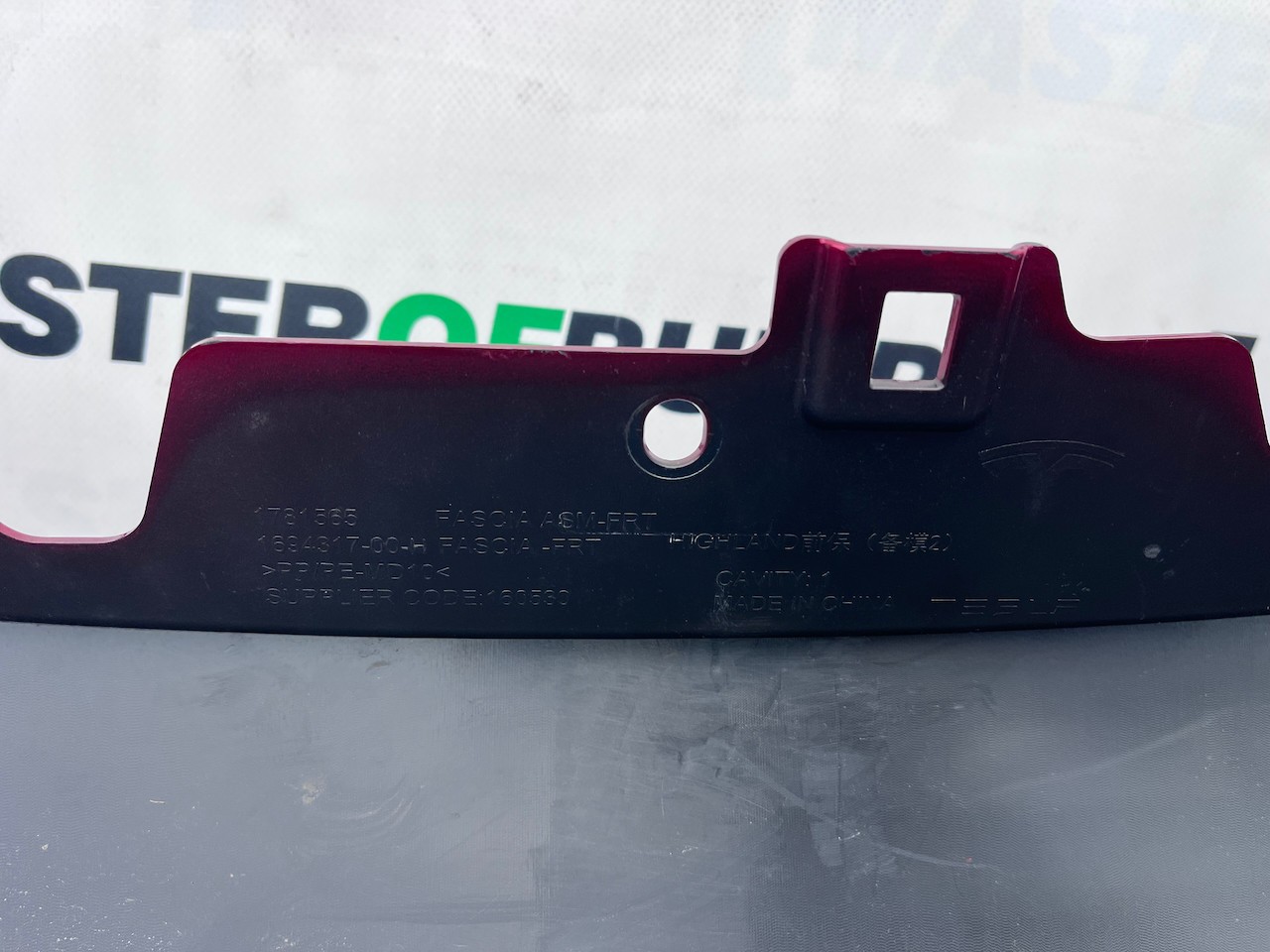 Tesla Model 3 Hatchback Lift 2024-on Front Bumper No Pdc Genuine [p583]