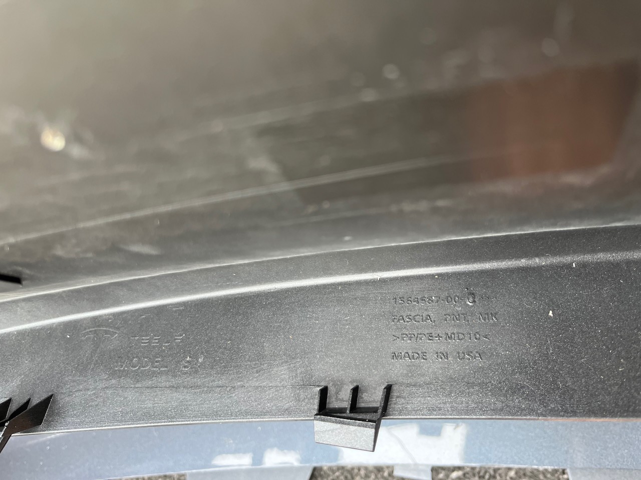 Tesla Model S Plaid Mk1 Lift 2019-2023 Front Bumper 6 Pdc Genuine [p777]