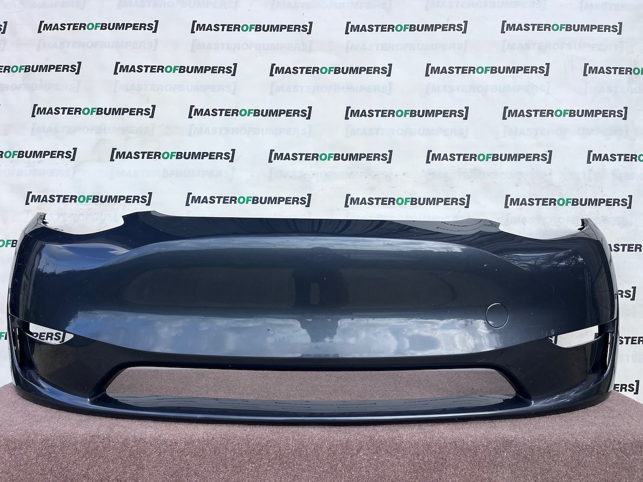 Tesla Y Model Y Hatchabck Ev 2020-2024 Front Bumper Grey No Pdc Genuine [p821]