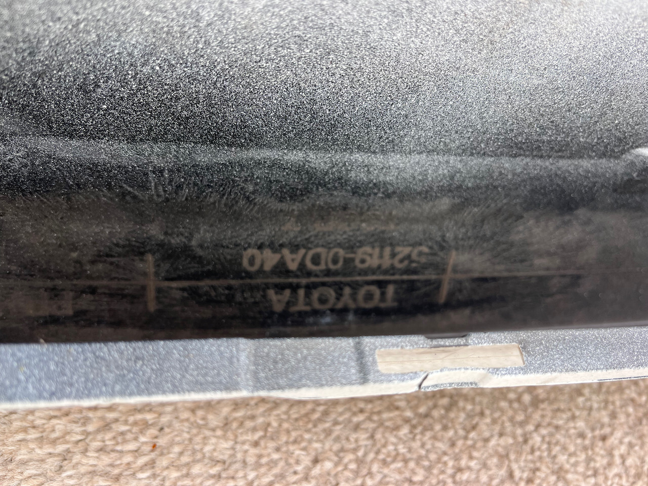 Toyota Yaris Mk3 Face Lifting 2017-2020 Front Bumper 4 Pdc Genuine [t499]