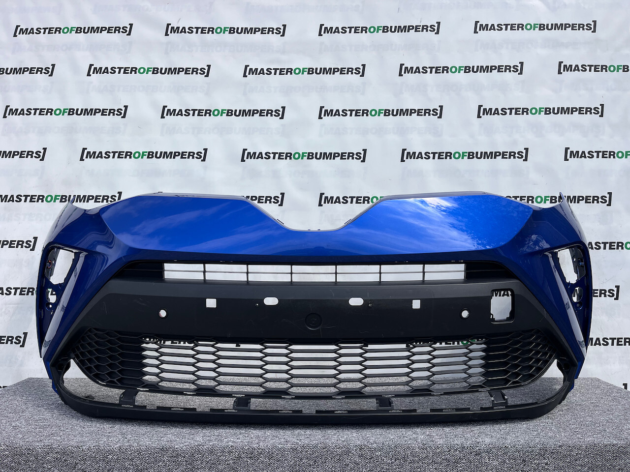 Toyota C-hr Chr Face Lift 2021-2023 Front Bumper Blue 6 Pdc Genuine [t502]