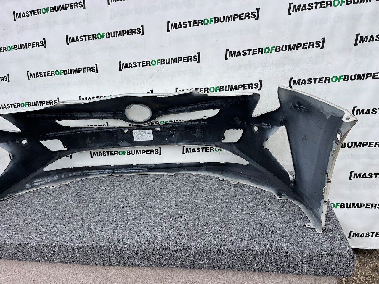 Toyota Prius Mk4 1.8vvt 2016-2018 Front Bumper 6 Pdc No Jets Genuine [t512]