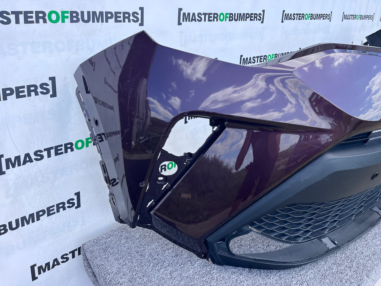 Toyota C-hr Chr Mk1 Lift 2021-2023 Front Bumper 6 Pdc Genuine [t503]