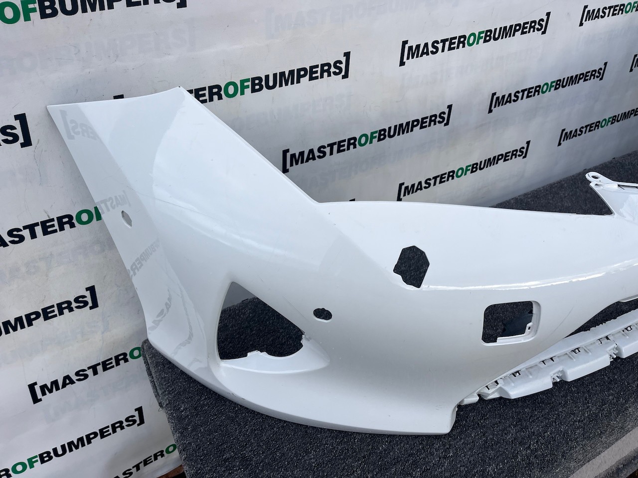 Toyota Auris Mk2 Hybrid Hatchback 2012-2015 Front Bumper 6 Pdc Genuine [t582]