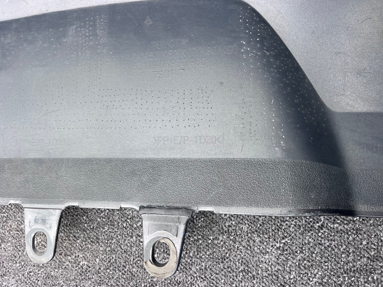 Toyota Hilux Gr Sport Mk8 Lift 2021-2024 Front Bumper Jets Genuine [t648]