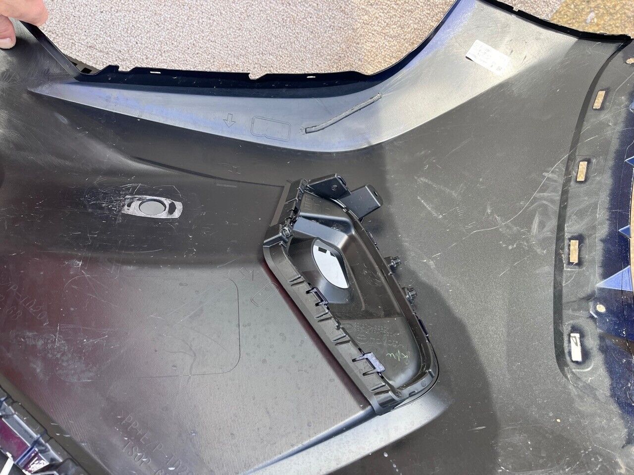 Toyota Rav 4 Hybrid Dynamic Mk5 2018-2021 Front Bumper Blue 4 Pdc Genuine [t278]