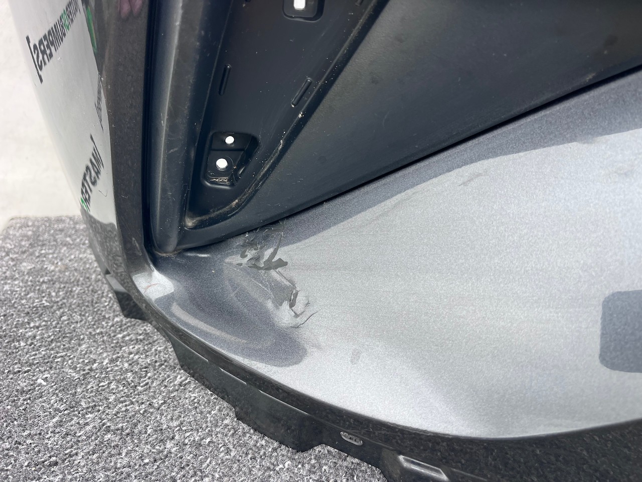 Toyota C-hr Chr 2016-2020 Rear Bumper Grey 4 Pdc Genuine [t183]