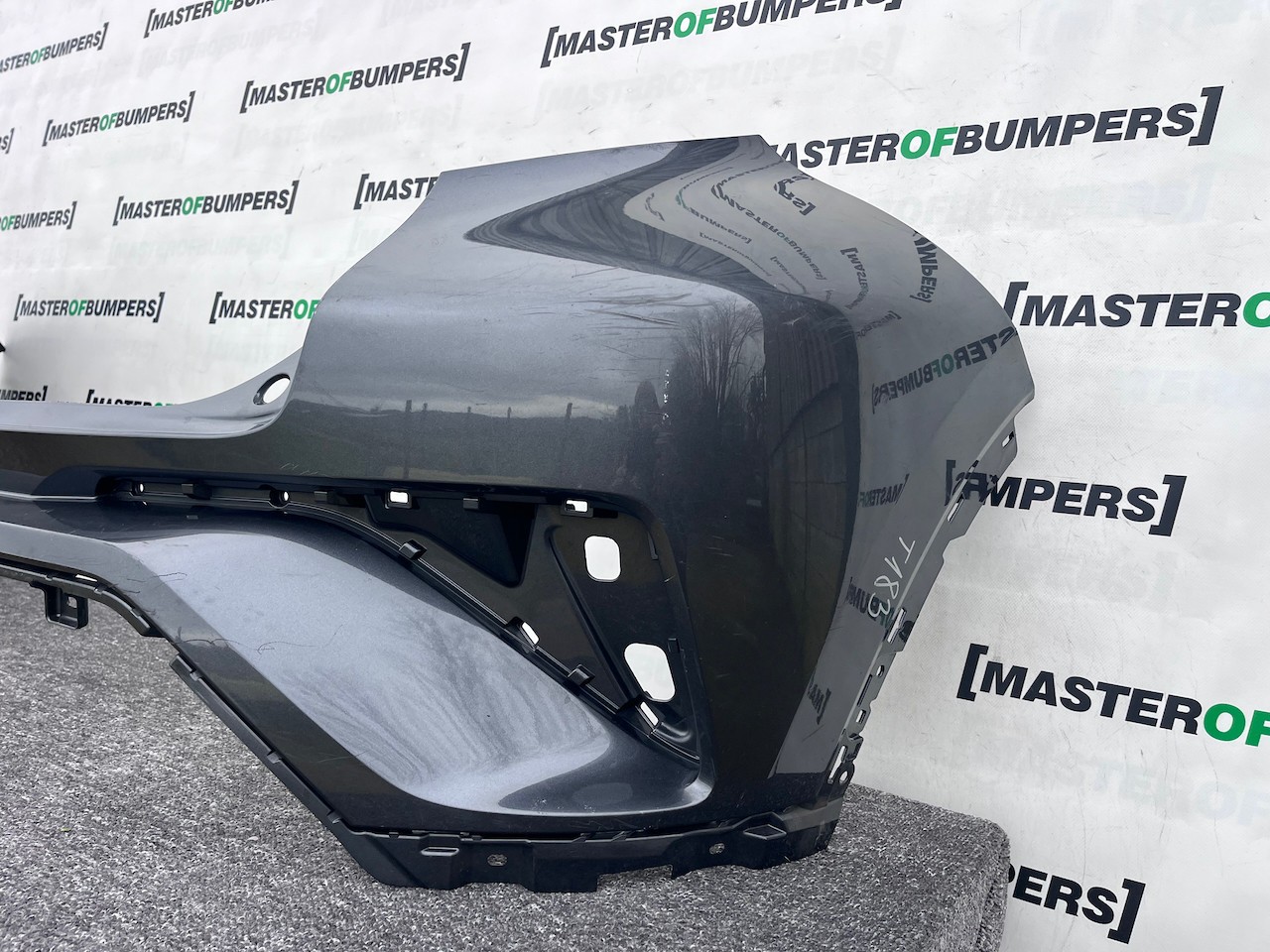 Toyota C-hr Chr 2016-2020 Rear Bumper Grey 4 Pdc Genuine [t183]