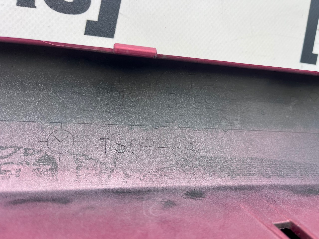 Toyota Sienta Mk3 Lift 2015-2018 Front Bumper 4 Pdc Genuine [t585]