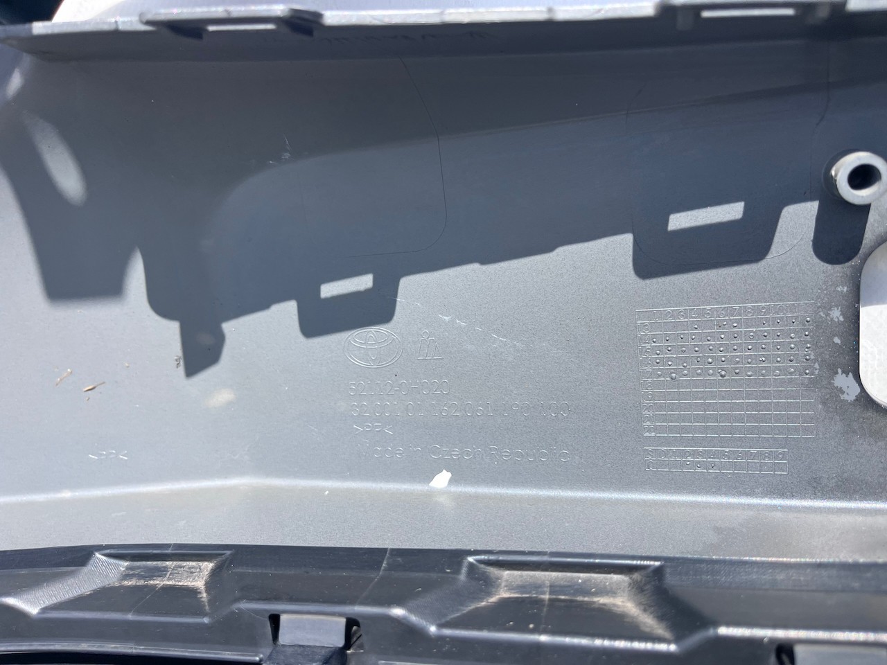 Toyota Aygo Style Trend Hatchback 2014-2017 Front Bumper Genuine [t630]