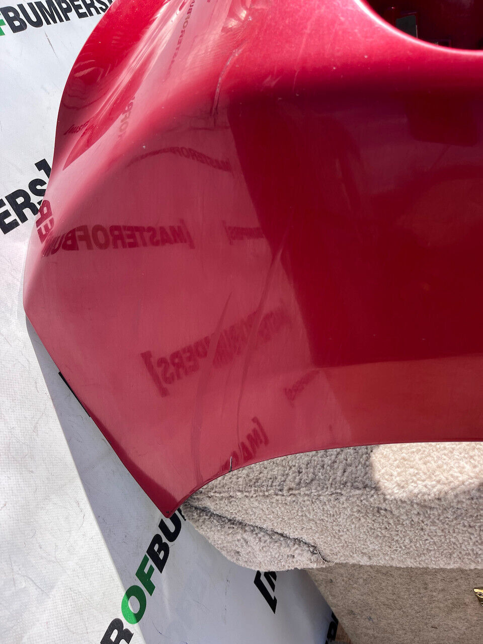 Toyota Land Cruiser Icon Active J150 2014-2017 Front Bumper Red Genuine [t377]