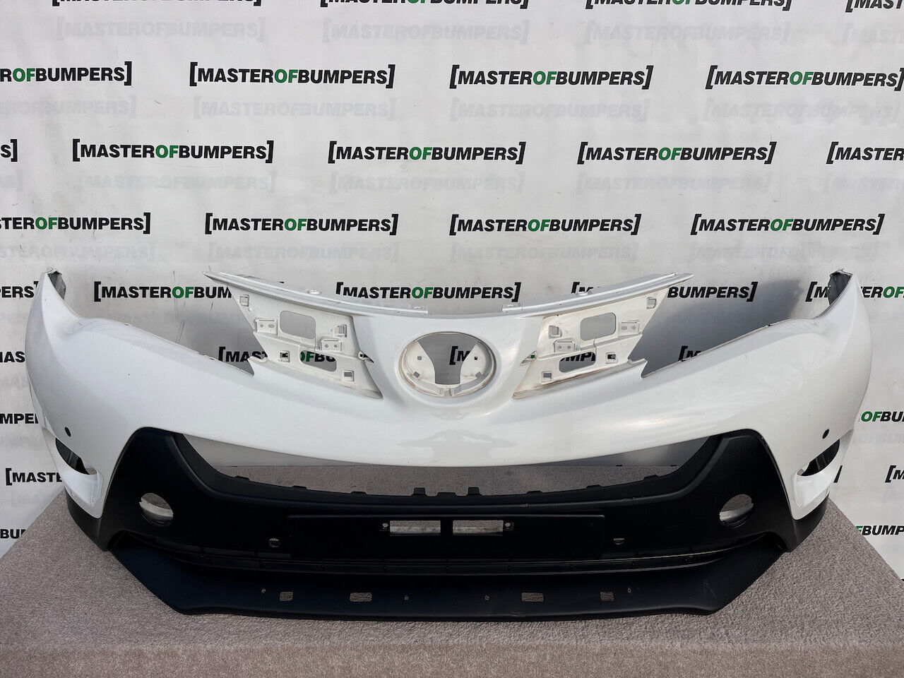 Toyota Rav 4 Hybrid Dynamic 2012-2015 Front Bumper 4 Pdc No Jet Genuine [t432]