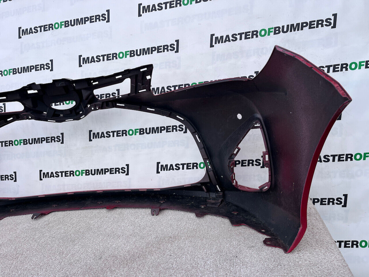 Toyota Yaris Hybrid Mk3 Hatchback 2014-2017 Front Bumper 4 Pdc Genuine [t472]