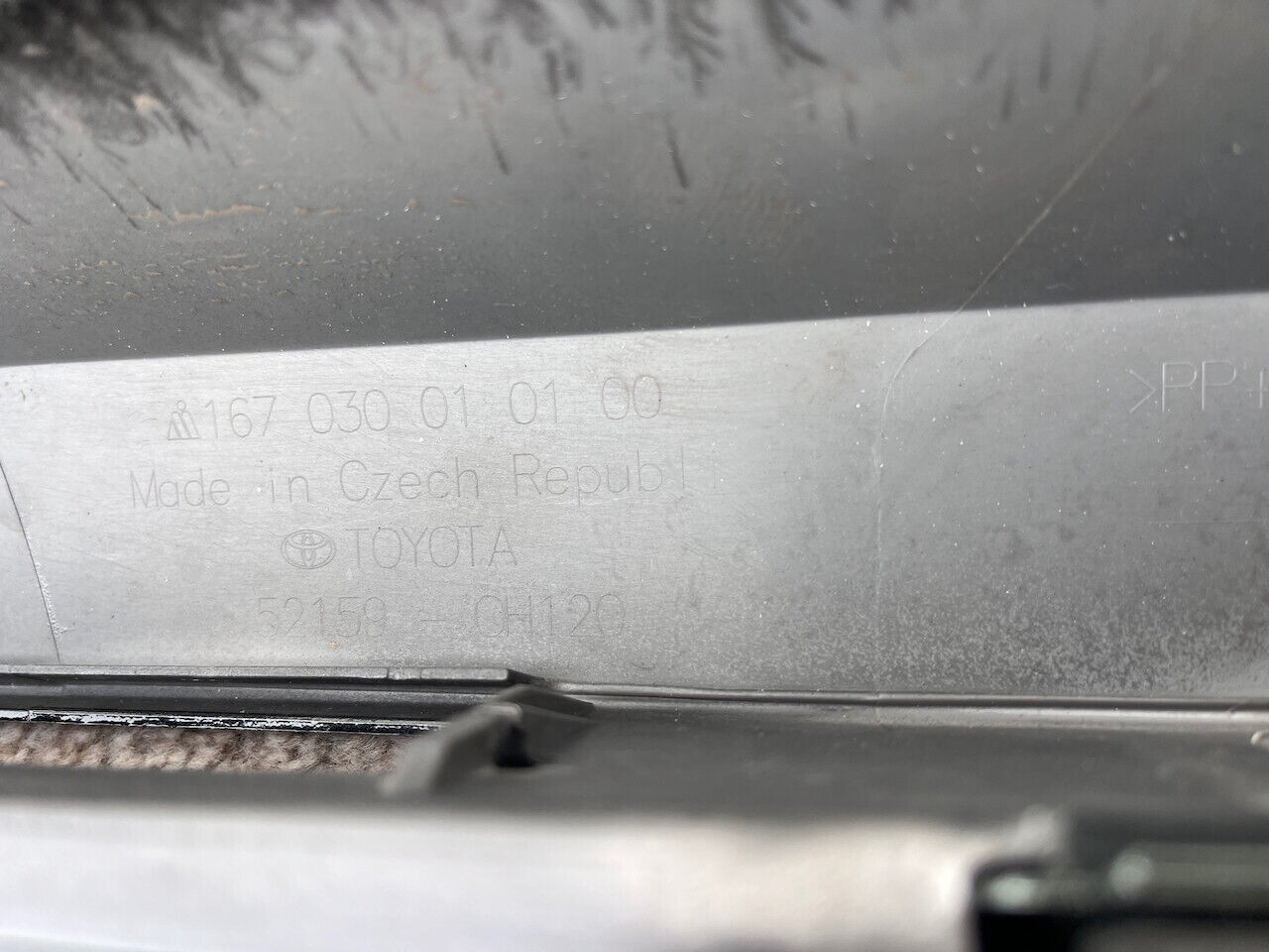 Toyota Aygo X Pure Mk2 2022-on Rear Bumper 4 Pdc Genuine [t482]