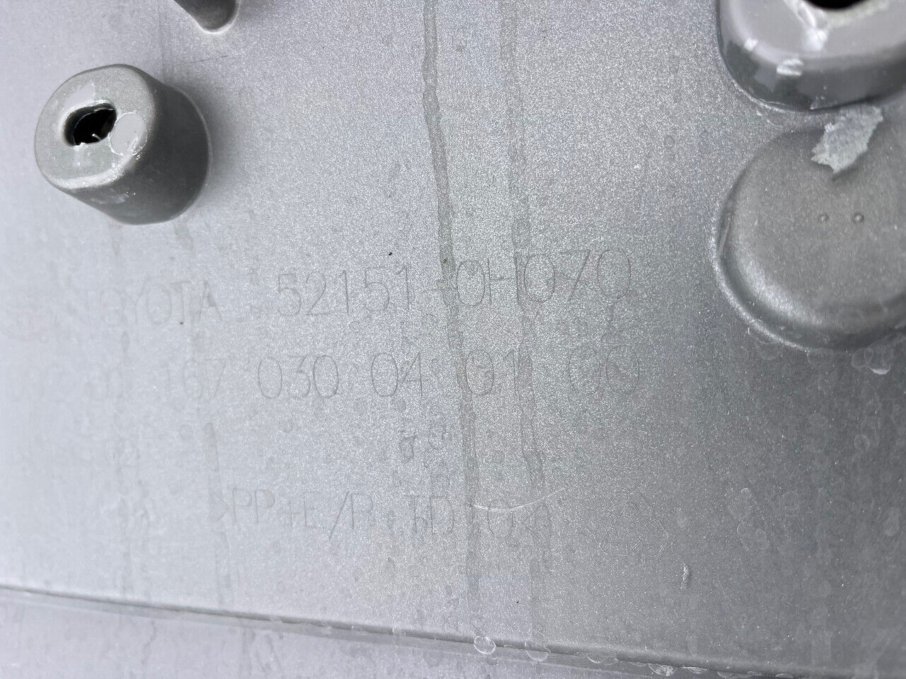 Toyota Aygo X Pure Mk2 2022-on Rear Bumper 4 Pdc Genuine [t482]