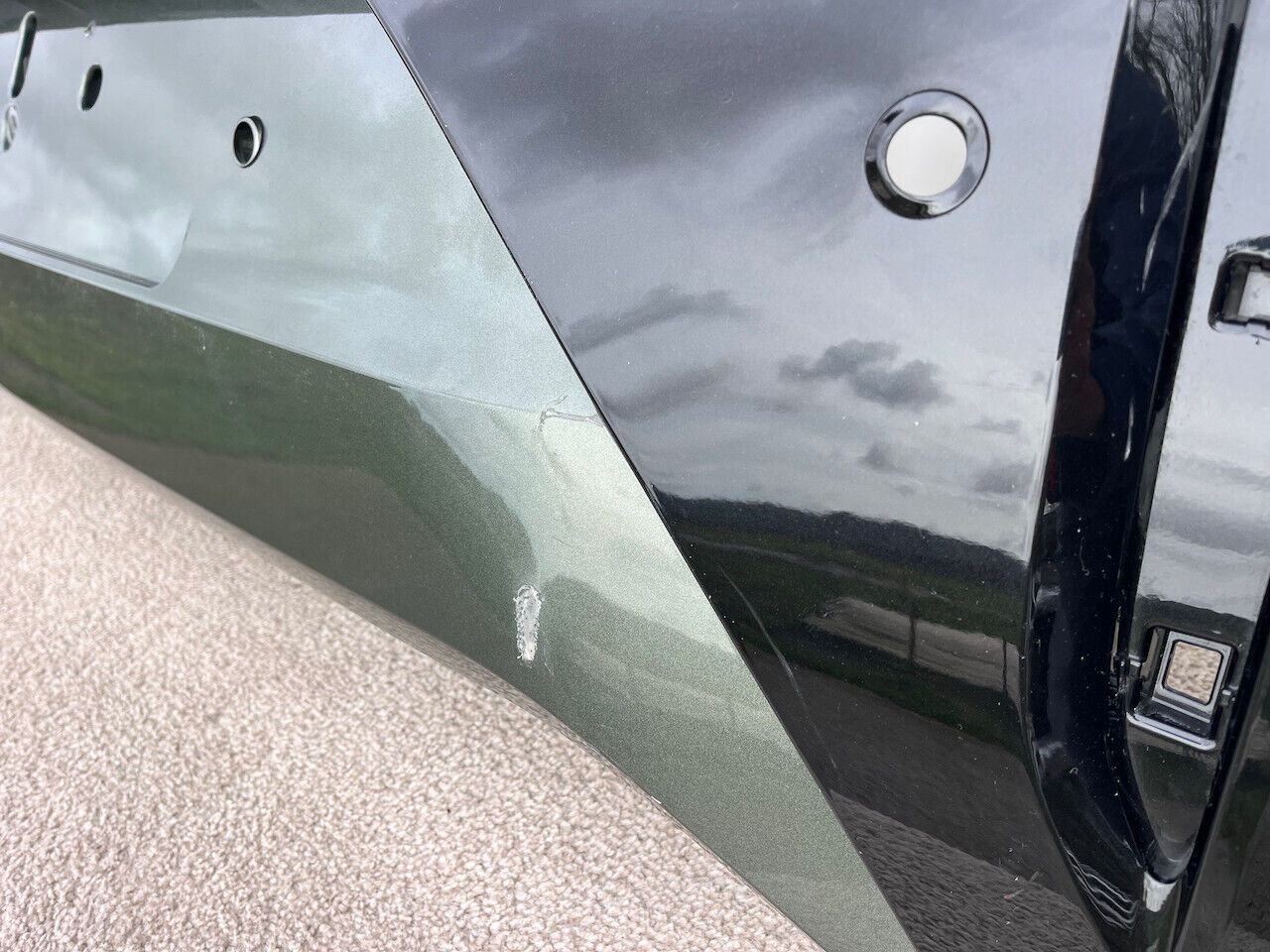 Toyota Aygo X Pure Mk2 2022-on Rear Bumper 4 Pdc Genuine [t482]