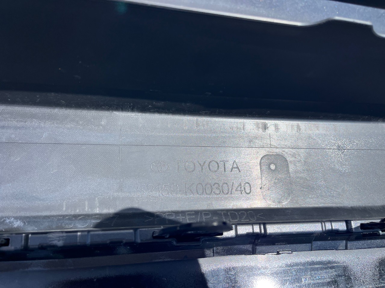 Toyota Yaris Hybrid Gr Sport Hatchback 2020-2025 Rear Bumper Genuine [t523]