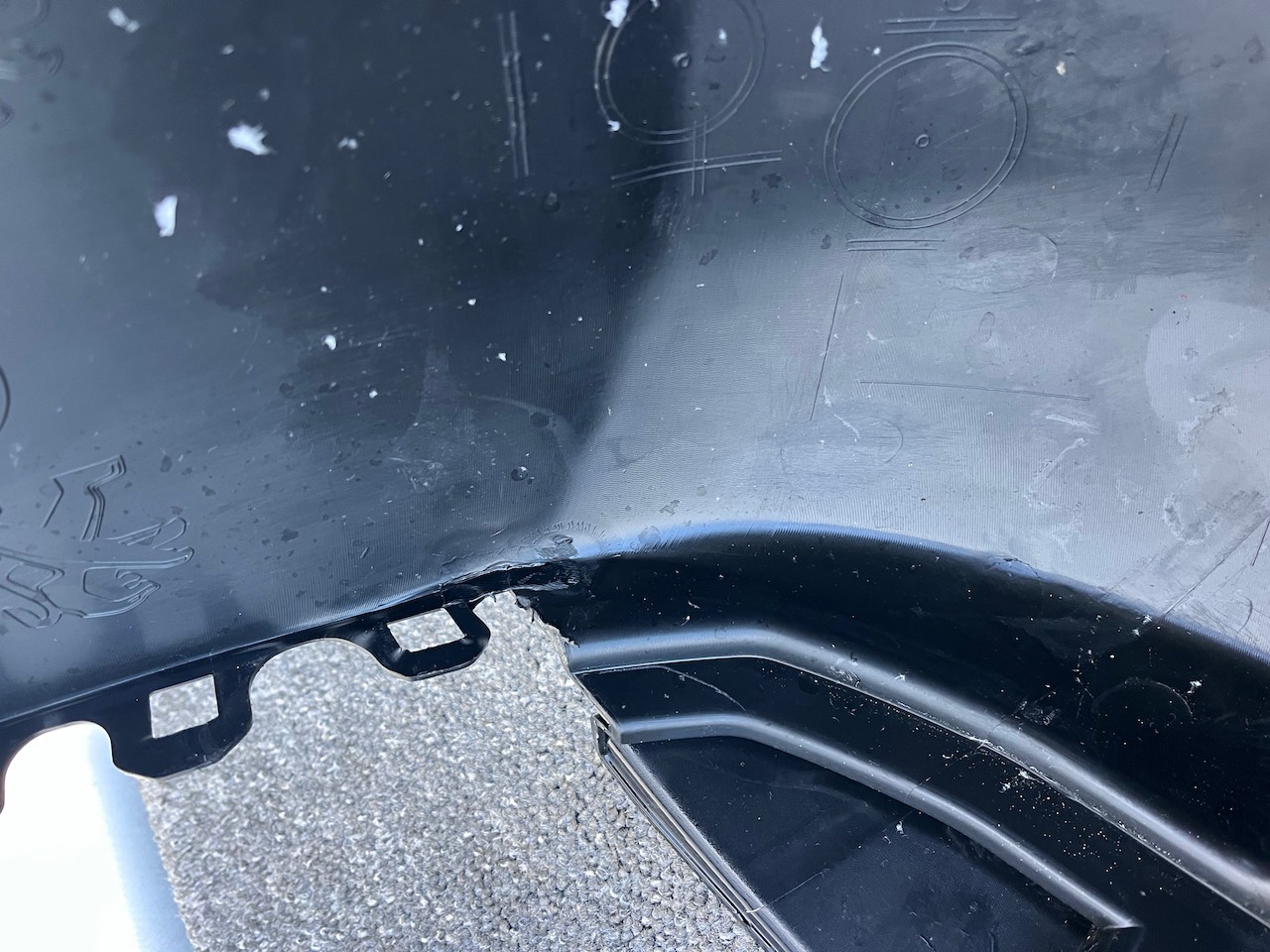 Toyota Proace Verso Comfort Swb 2016-2022 Rear Bumper 4 Pdc Genuine [t568]