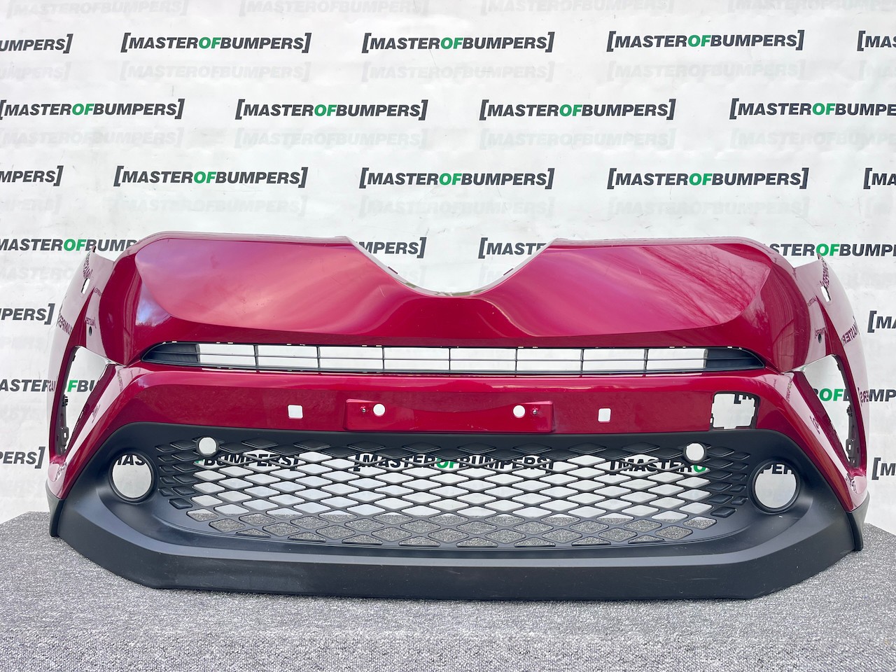 Toyota C-hr Chr Excel Dynamic 2016-2020 Front Bumper 6 Pdc +jets Genuine [t570]