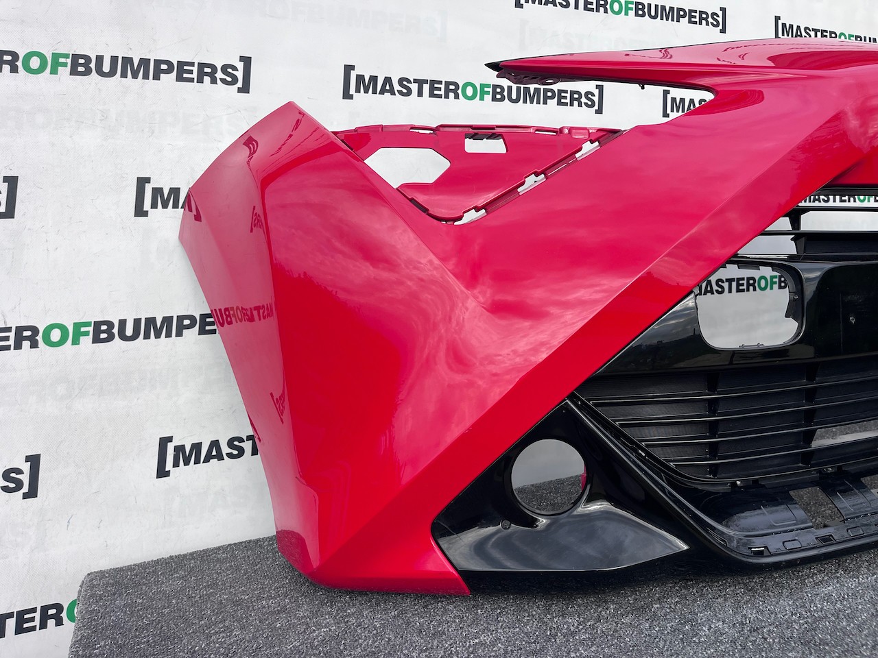 Toyota Aygo X-trend Mk2 Hatchback 2018-2021 Front Bumper Red Genuine [t614]