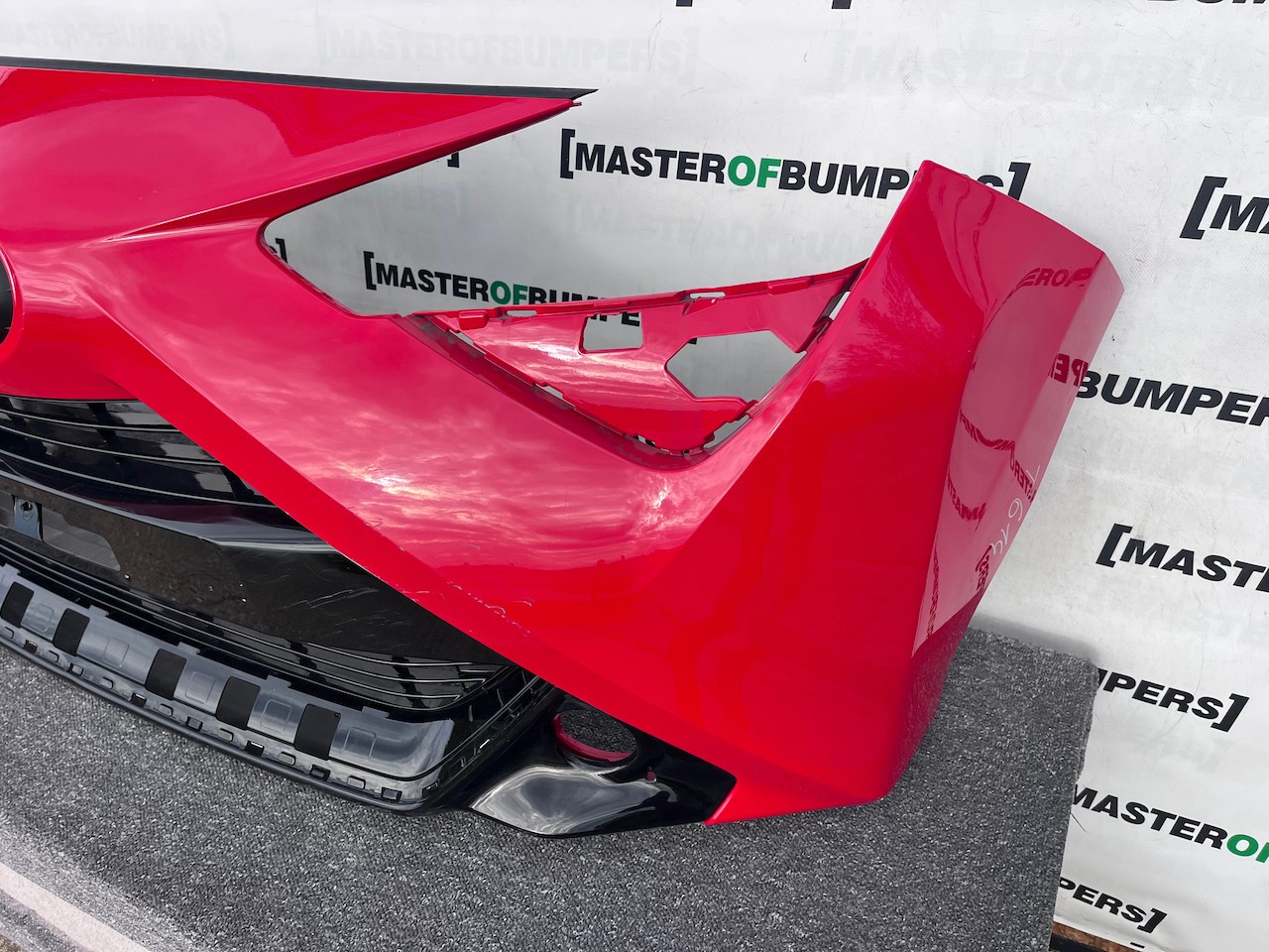 Toyota Aygo X-trend Mk2 Hatchback 2018-2021 Front Bumper Red Genuine [t614]