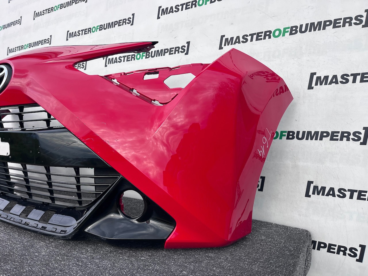 Toyota Aygo X-trend Mk2 Hatchback 2018-2021 Front Bumper Red Genuine [t614]