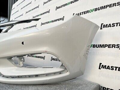 Vauxhall Astra K 2016-2019 Front Bumper In White 4 Pdc Genuine [q766]
