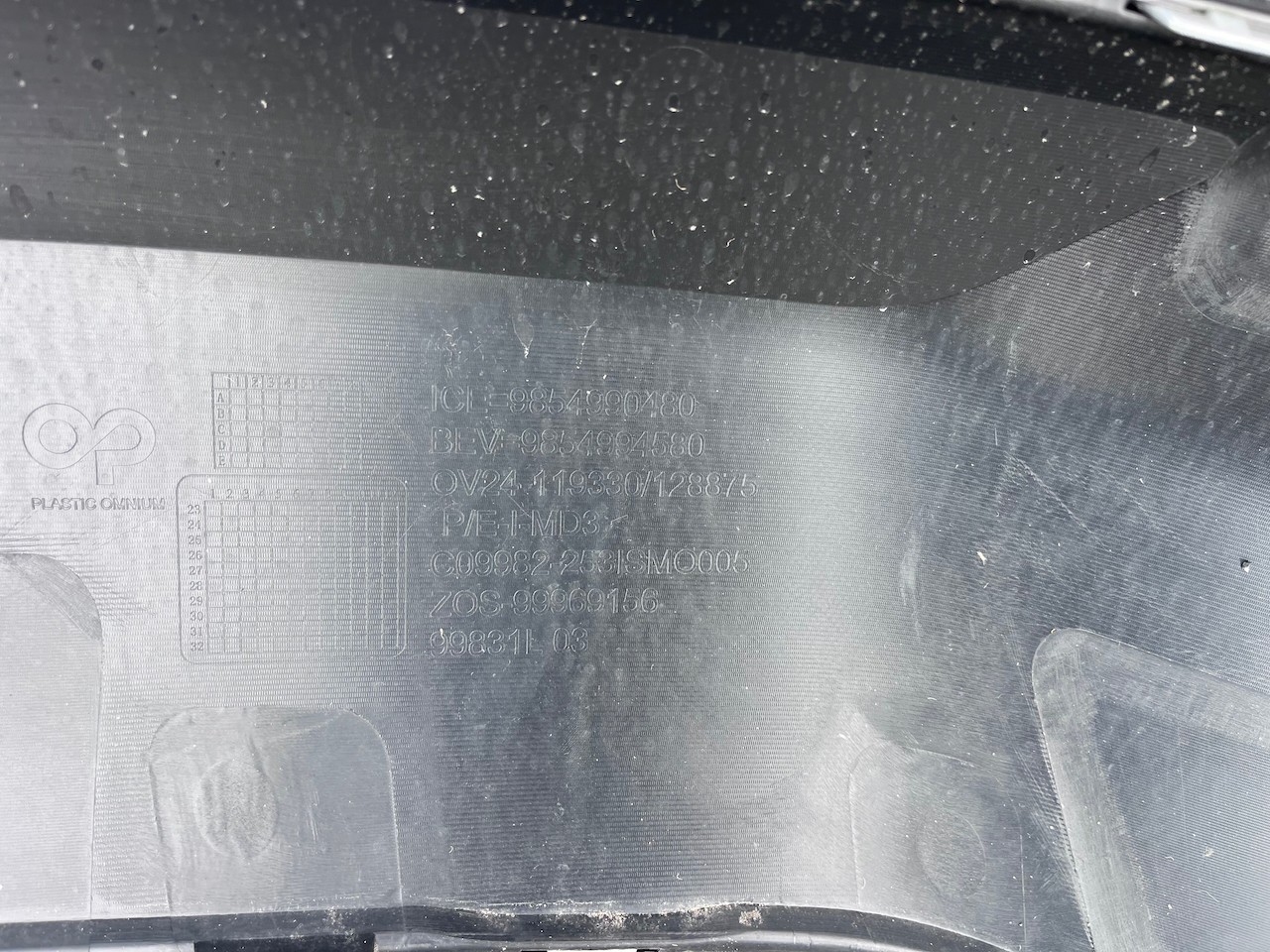 Vauxhall Frontera Gs Hybrid 2025-2027 Rear Bumper 6 Pdc Genuine [q331]