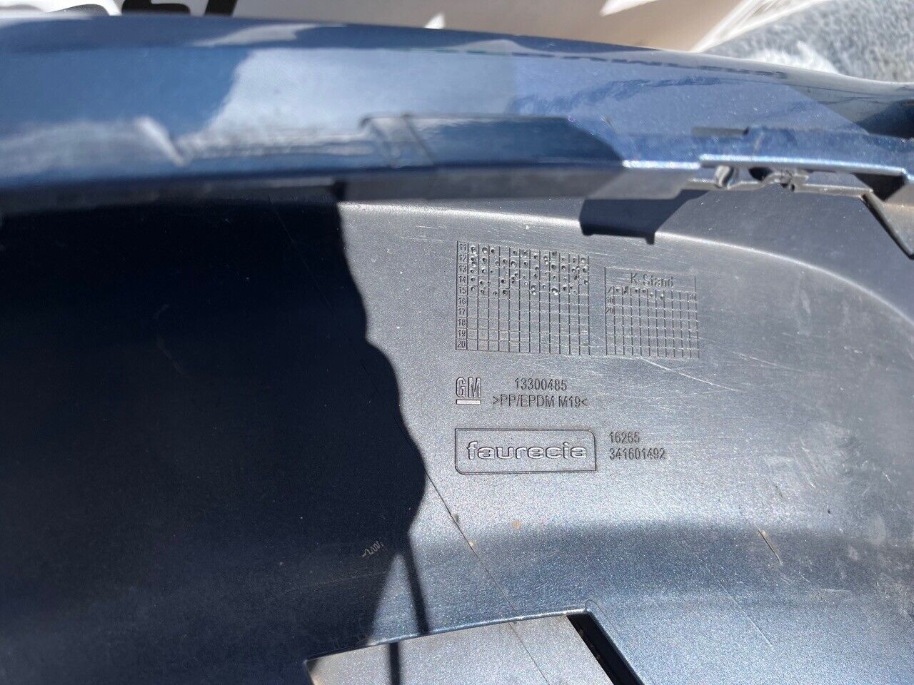 Vauxhall Zafira C Tourer 2012-2016 Front Bumper 4  Pdc + Jets Genuine [q900]