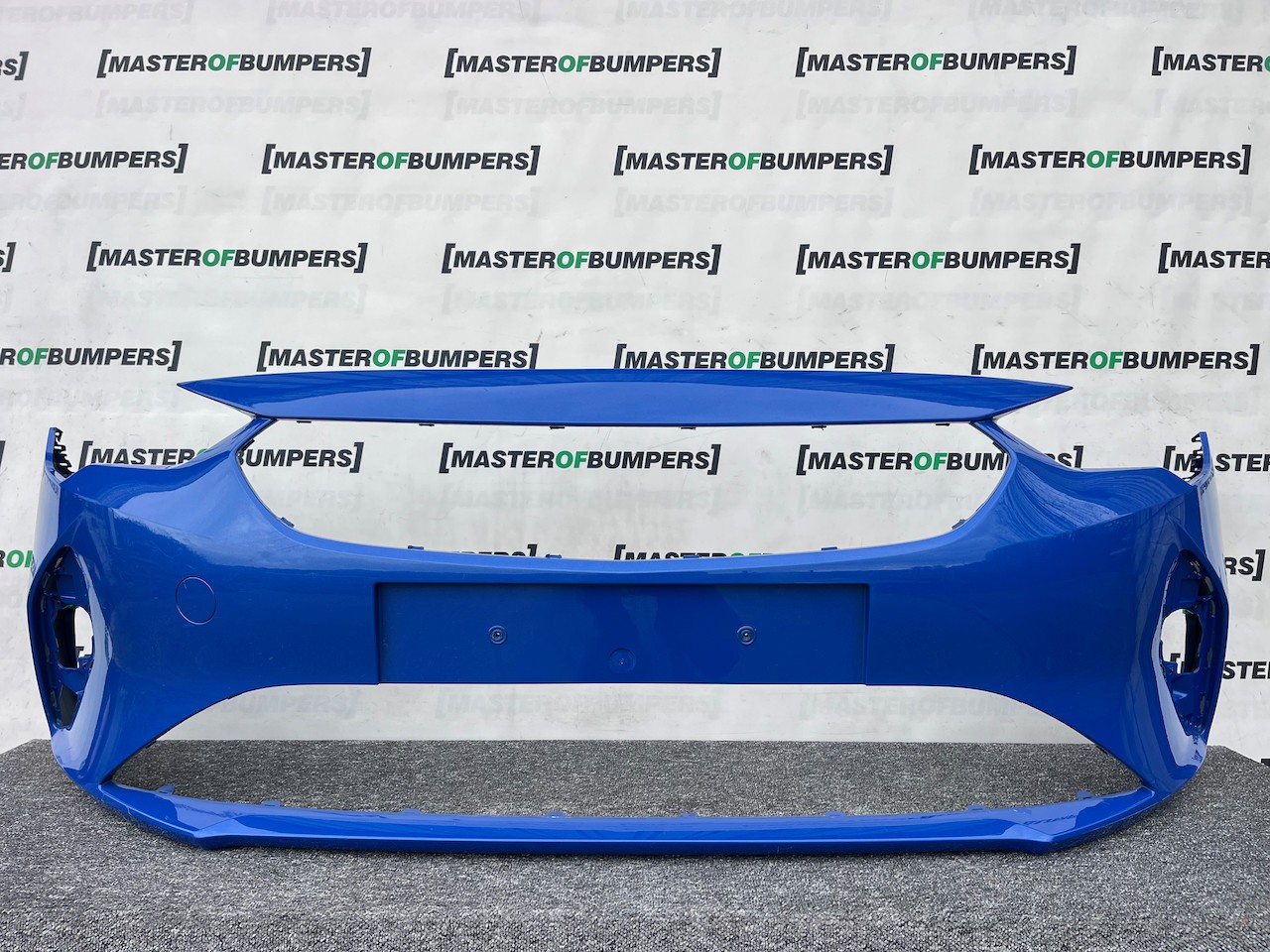 Vauxhall Corsa F Se Hatchback 2020-2024 Front Bumper Blue No Pdc Genuine [q321]