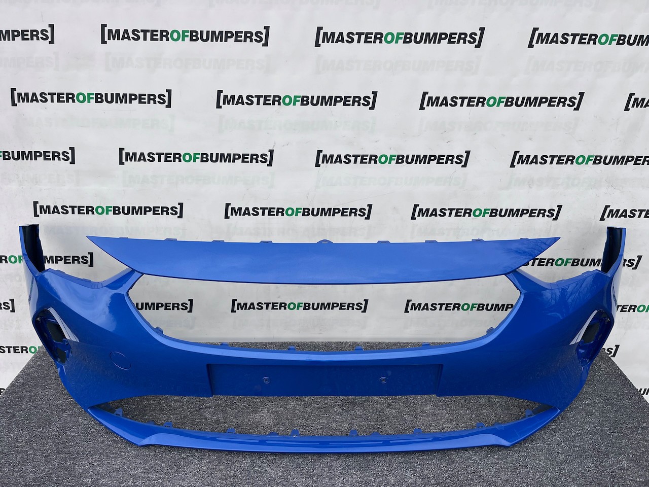 Vauxhall Corsa F Se Hatchback 2020-2024 Front Bumper Blue No Pdc Genuine [q321]
