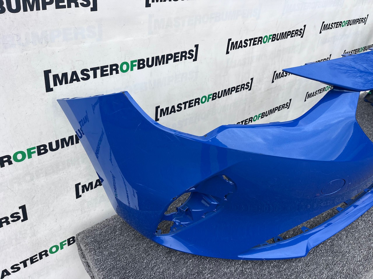 Vauxhall Corsa F Se Hatchback 2020-2024 Front Bumper Blue No Pdc Genuine [q321]