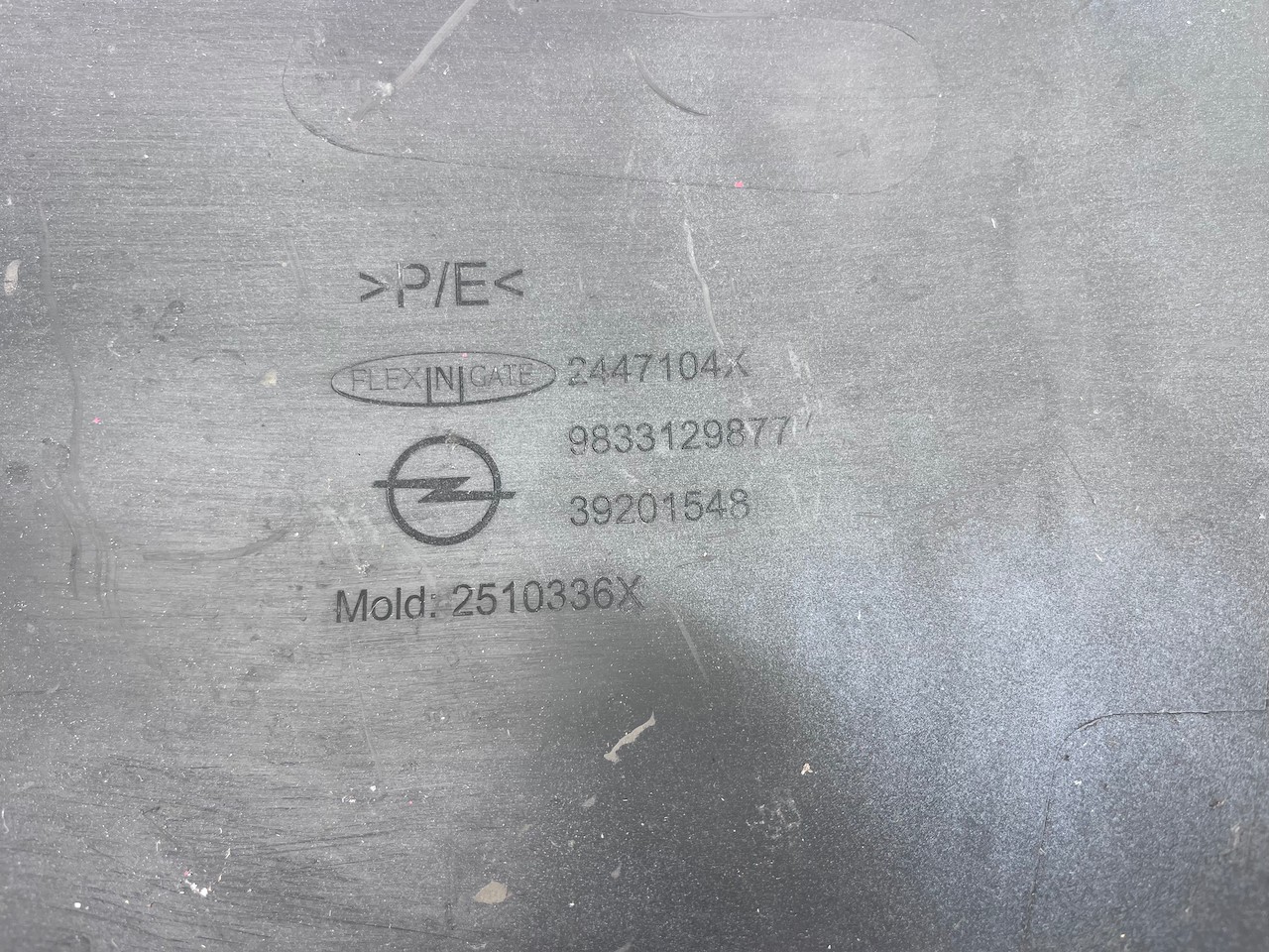 Vauxhall Vivaro E Zafira Ev Fiat Scudo 2019-2022 Front Bumper Top Genuine [c443]