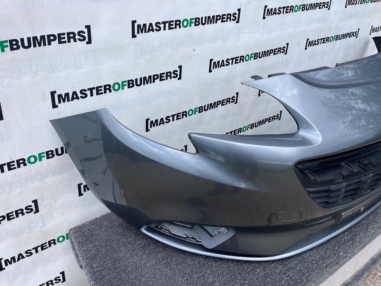 Vauxhall Corsa E Hatchback 2015-2018 Front Bumper No Pdc Genuine [q220]