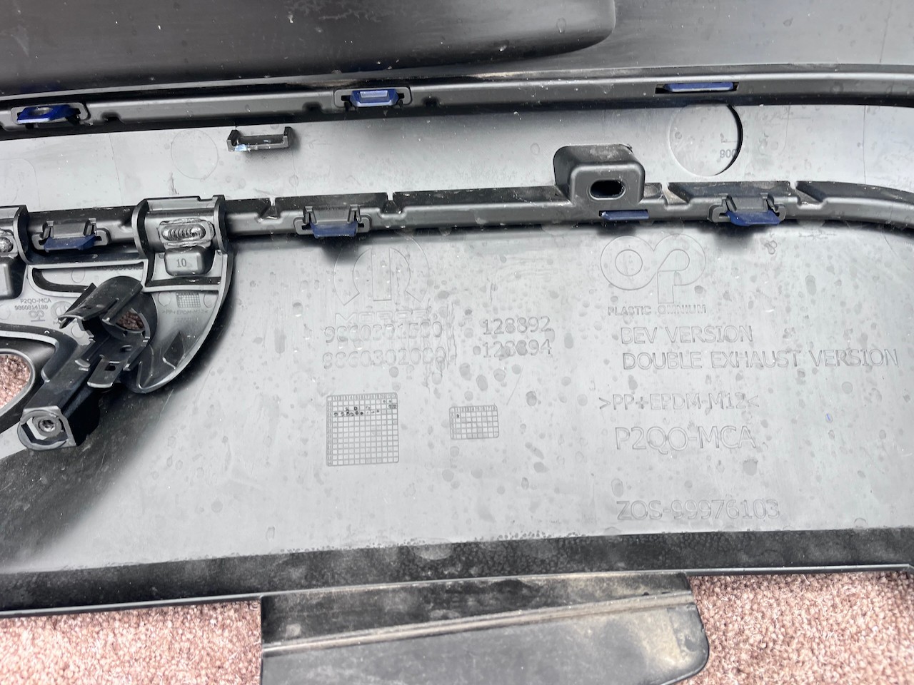 Vauxhall Mokka Elite Sri Turbo 2021-2024 Rear Bumper 6 Pdc Genuine [q417]