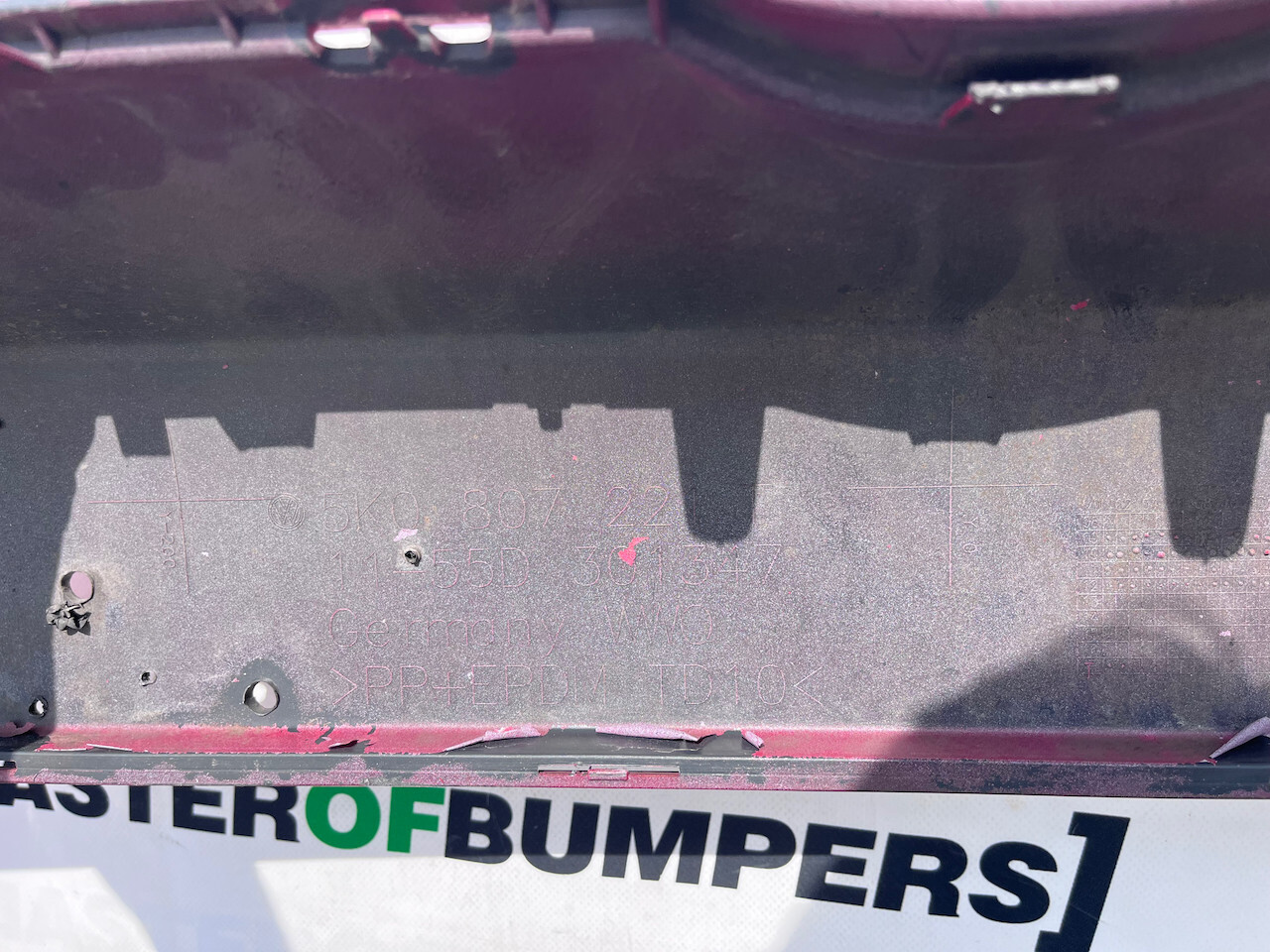 VW Golf Gti Gtd Mk6 Hatchback 2009-2012 Front Bumper 6 Pdc +jets Genuine [v318]