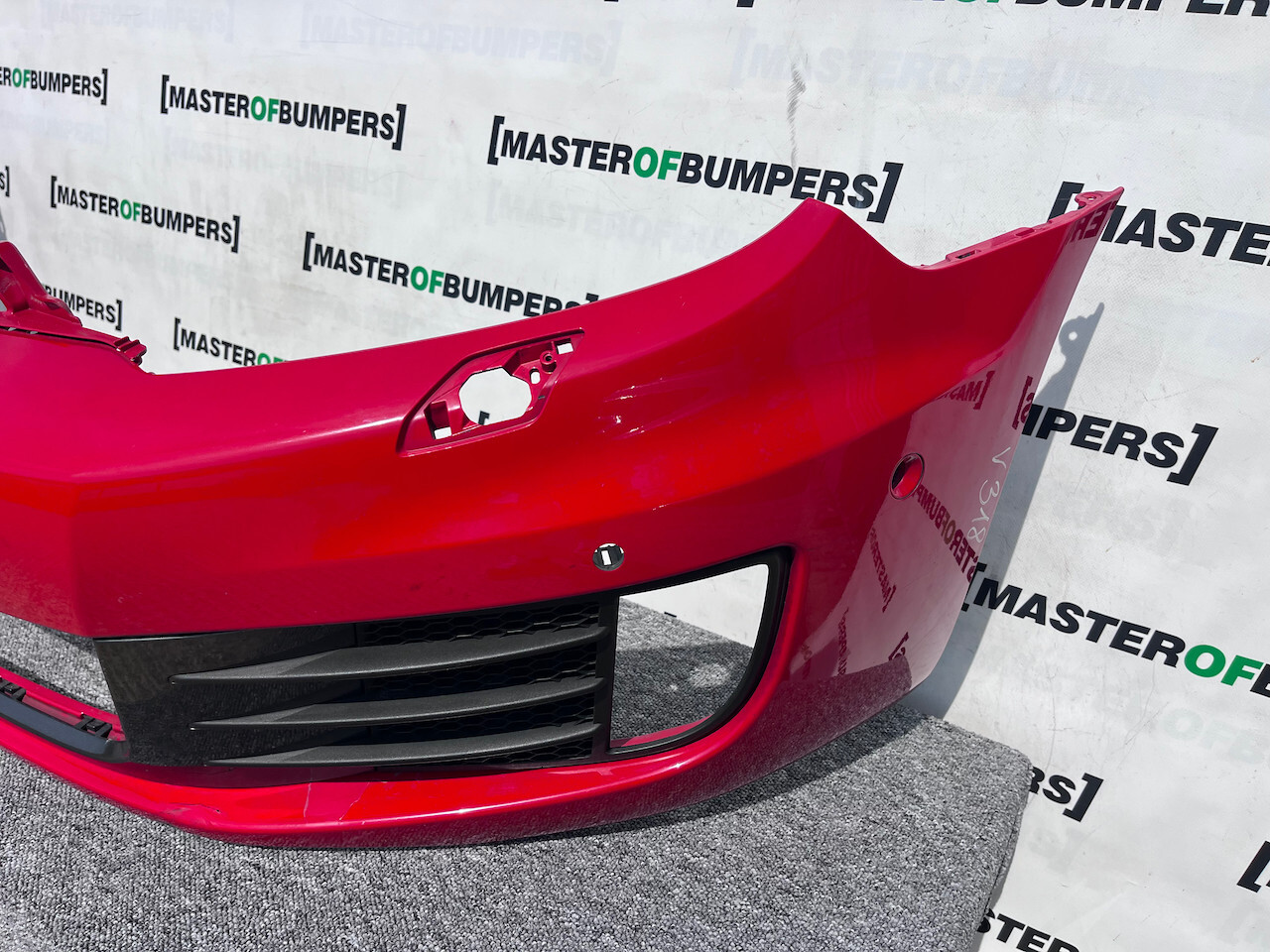 VW Golf Gti Gtd Mk6 Hatchback 2009-2012 Front Bumper 6 Pdc +jets Genuine [v318]