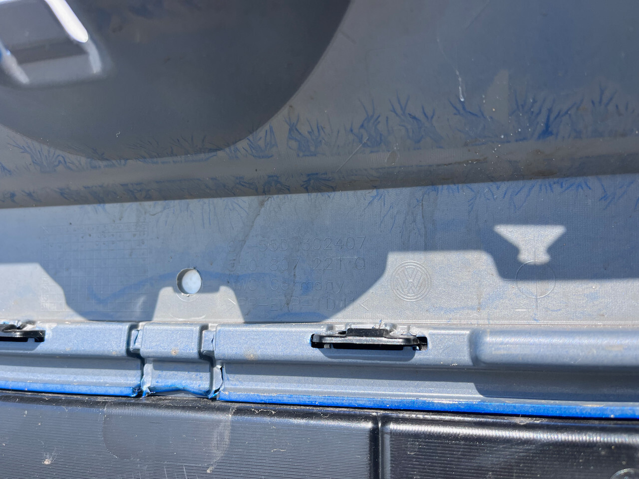 VW Golf R 'r' Mk8 Lift Hatchback 2024-on Front Bumper 4 Pdc Genuine [v314]