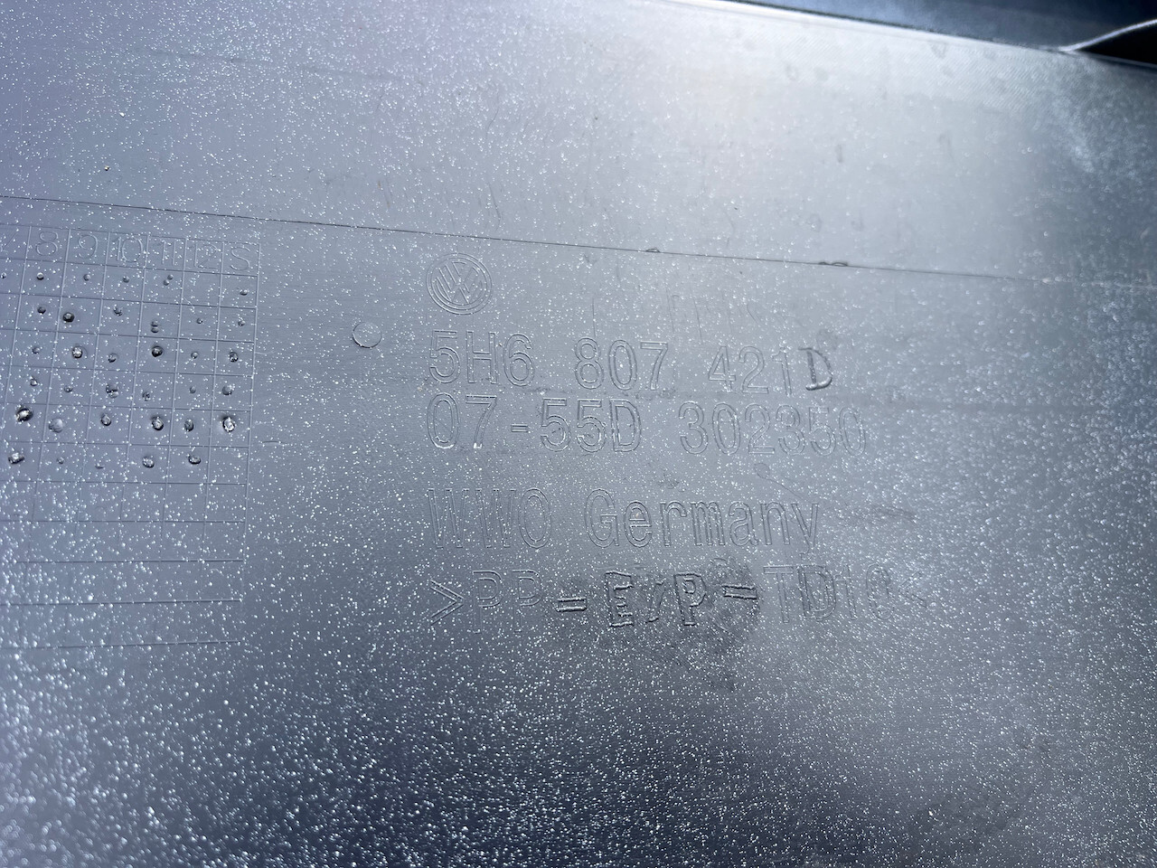 VW Golf Gti Gtd R Line Mk8 Hatchback 2020-2024 Rear Bumper No Pdc Genuine [v319]