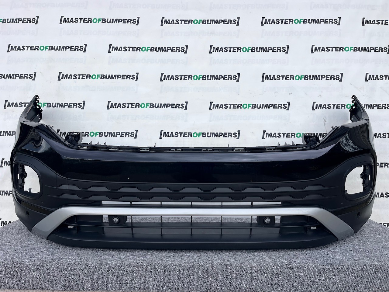VW T-cross Tcross Se Suv 2019-2023 Front Bumper Black 4 Pdc Genuine [v343]