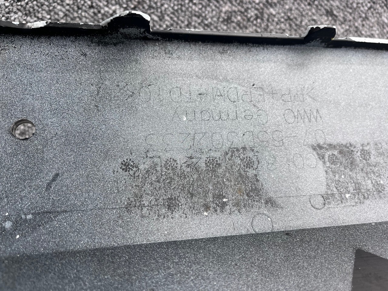 VW Golf Gti Mk7 Lift Hatchback 2017-2019 Front Bumper 4 Pdc + Jet Genuine [v344]