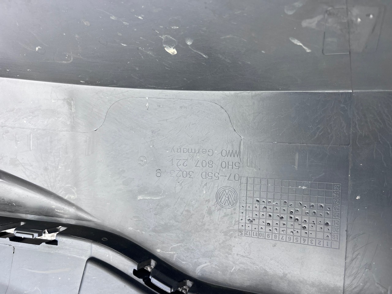 VW Golf Gti Gtd R Line Mk8 Hatchback Estat 2020-2023 Front Bumper Genuine [v350]