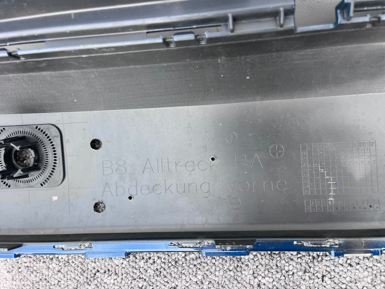 VW Passat Alltrack Estate B8 Lift 2019-2023 Front Bumper 4 Pdc Genuine [v358]