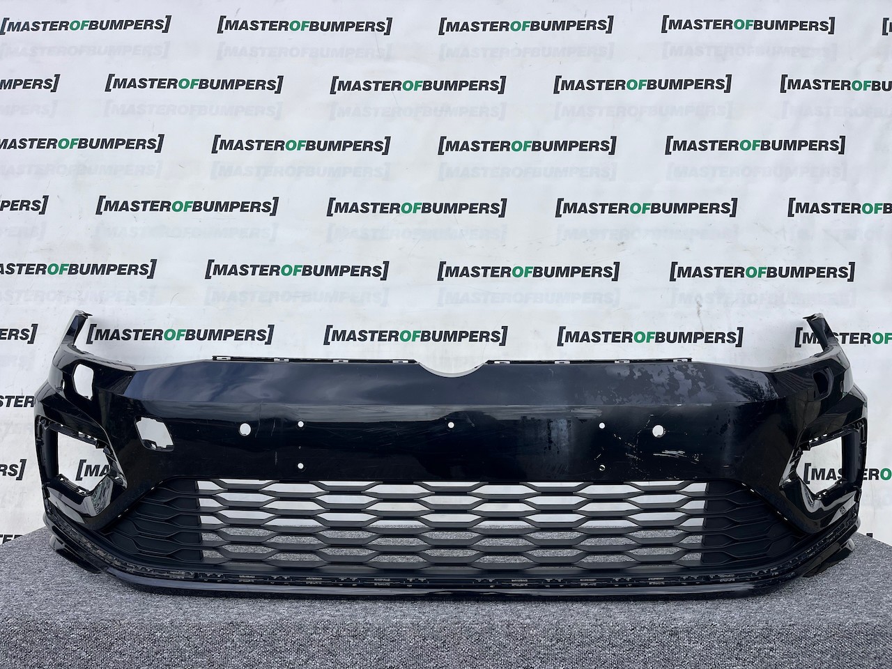 VW Golf R Line Mk7.5 Hatchback 2017-2019 Front Bumper 4 Pdc +jets Genuine [v360]