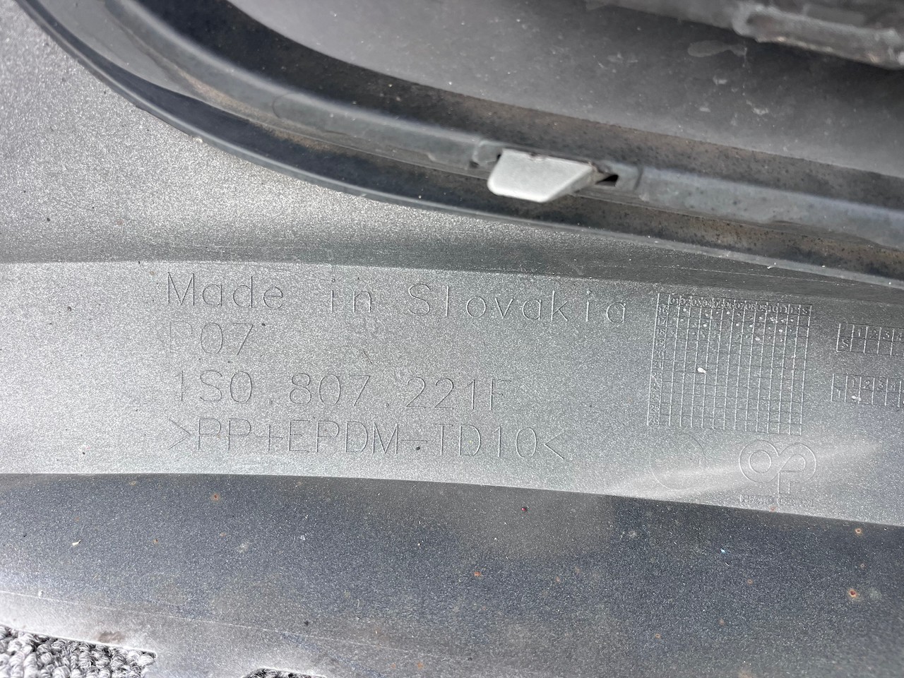 VW Up Up! City Lift 2017-2021 Front Bumper Genuine [v380]