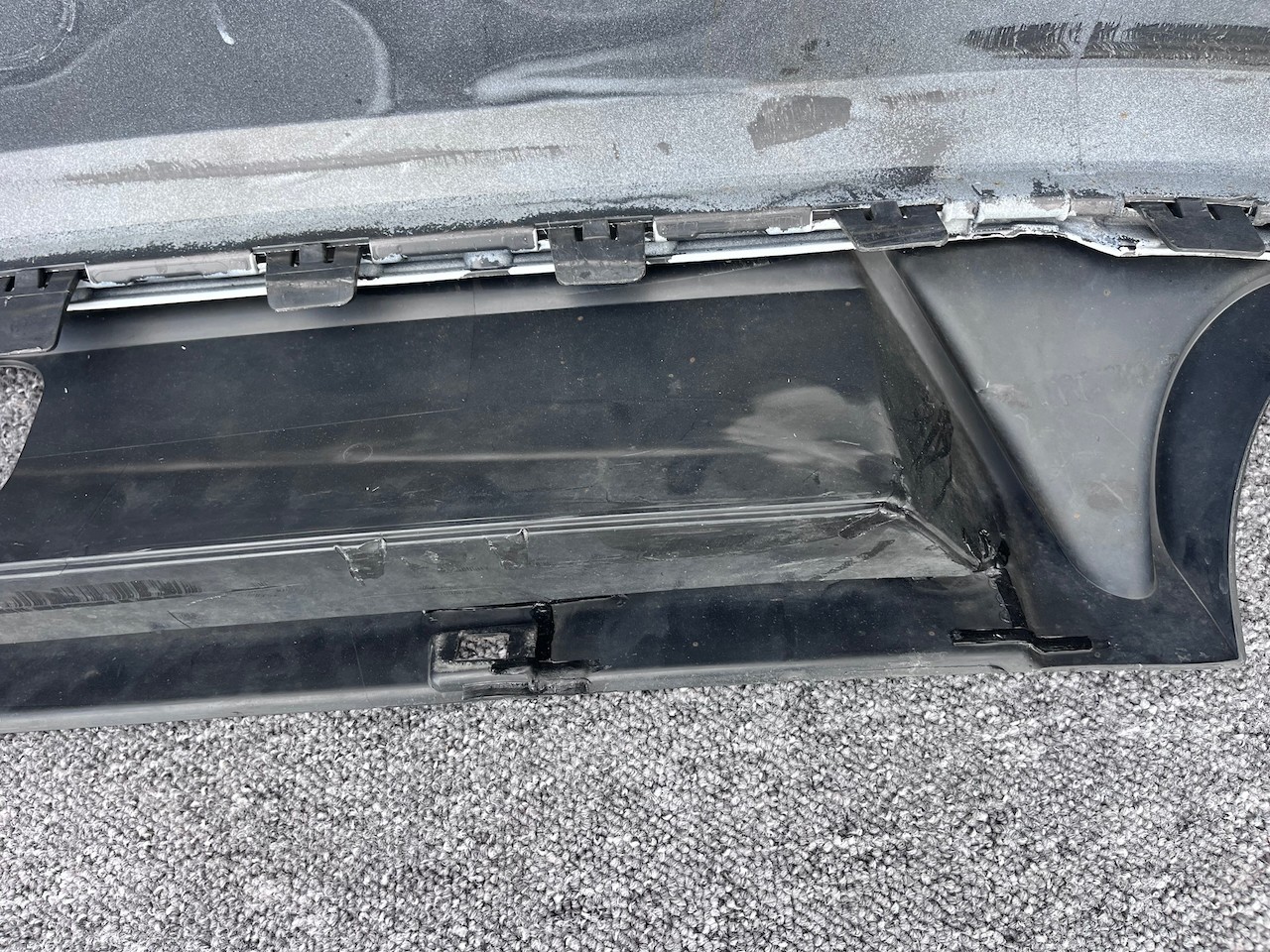 VW Golf Gti Gtd Mk7.5 Lift Hatchback 2017-2019 Rear Bumper 4 Pdc Genuine [v393]