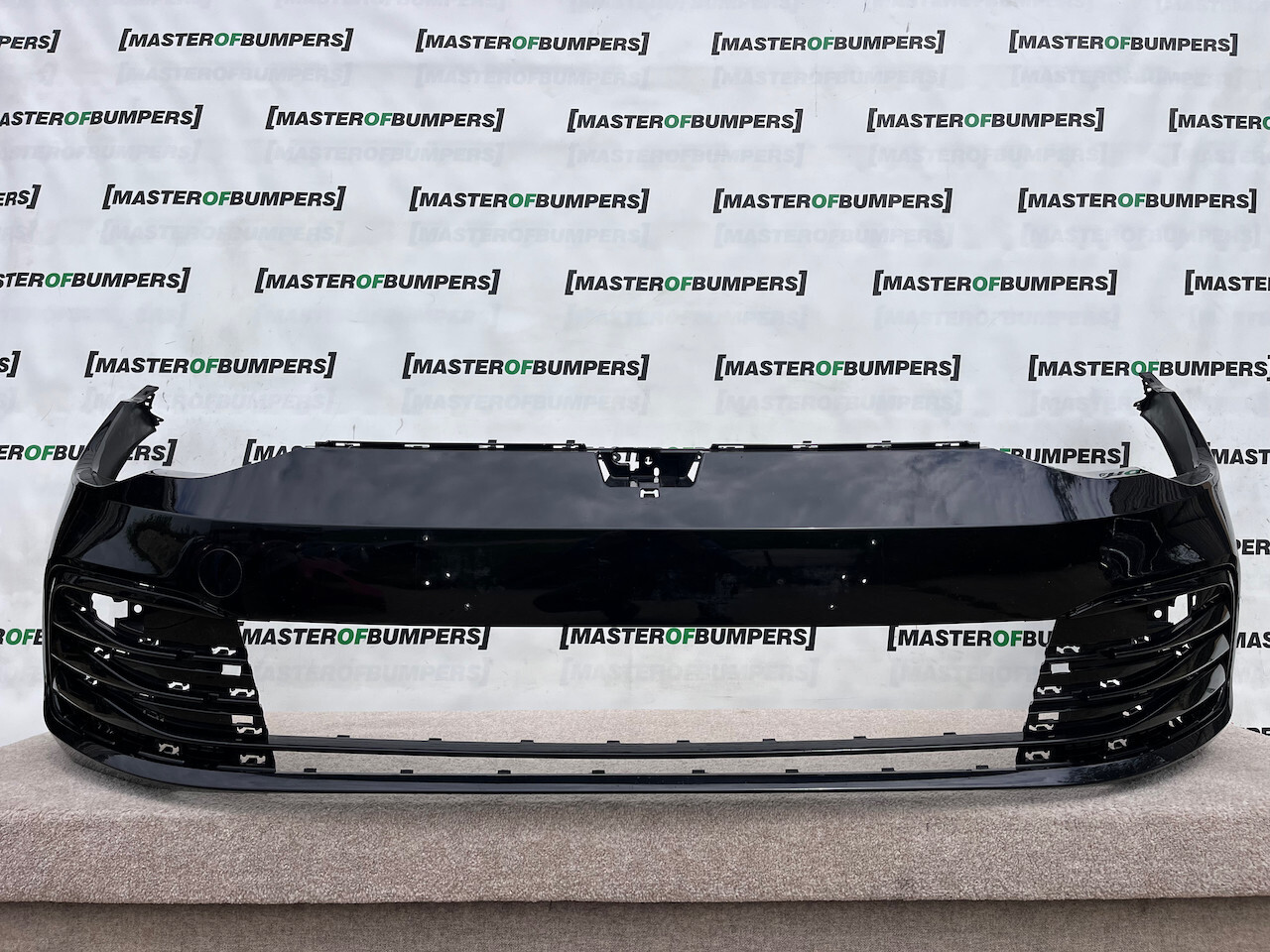 VW Golf Life Se Mk8 Hatchback 2020-2024 Front Bumper Black Genuine [v64]
